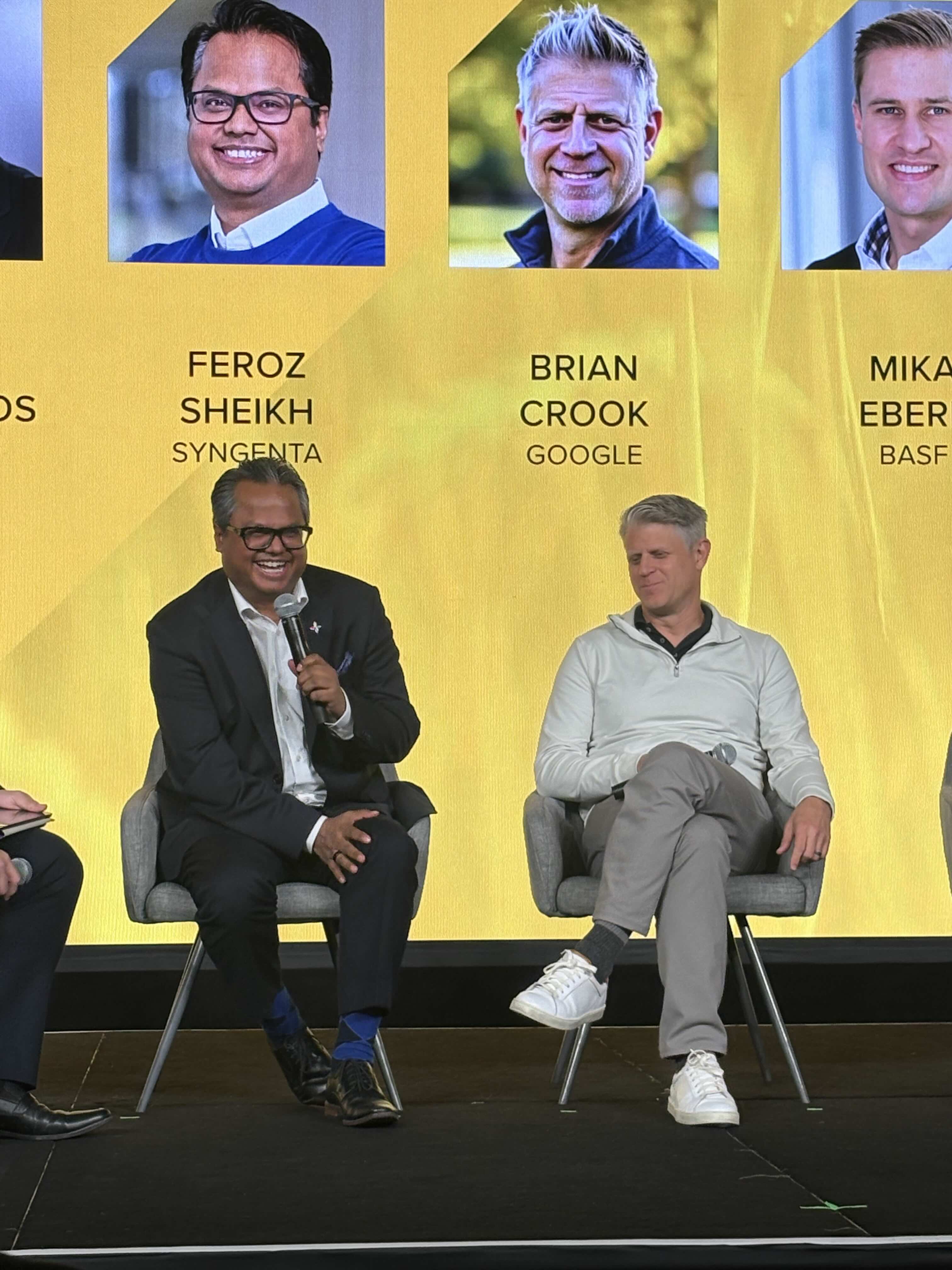 Feroz speaking at World Agri Tech 2026