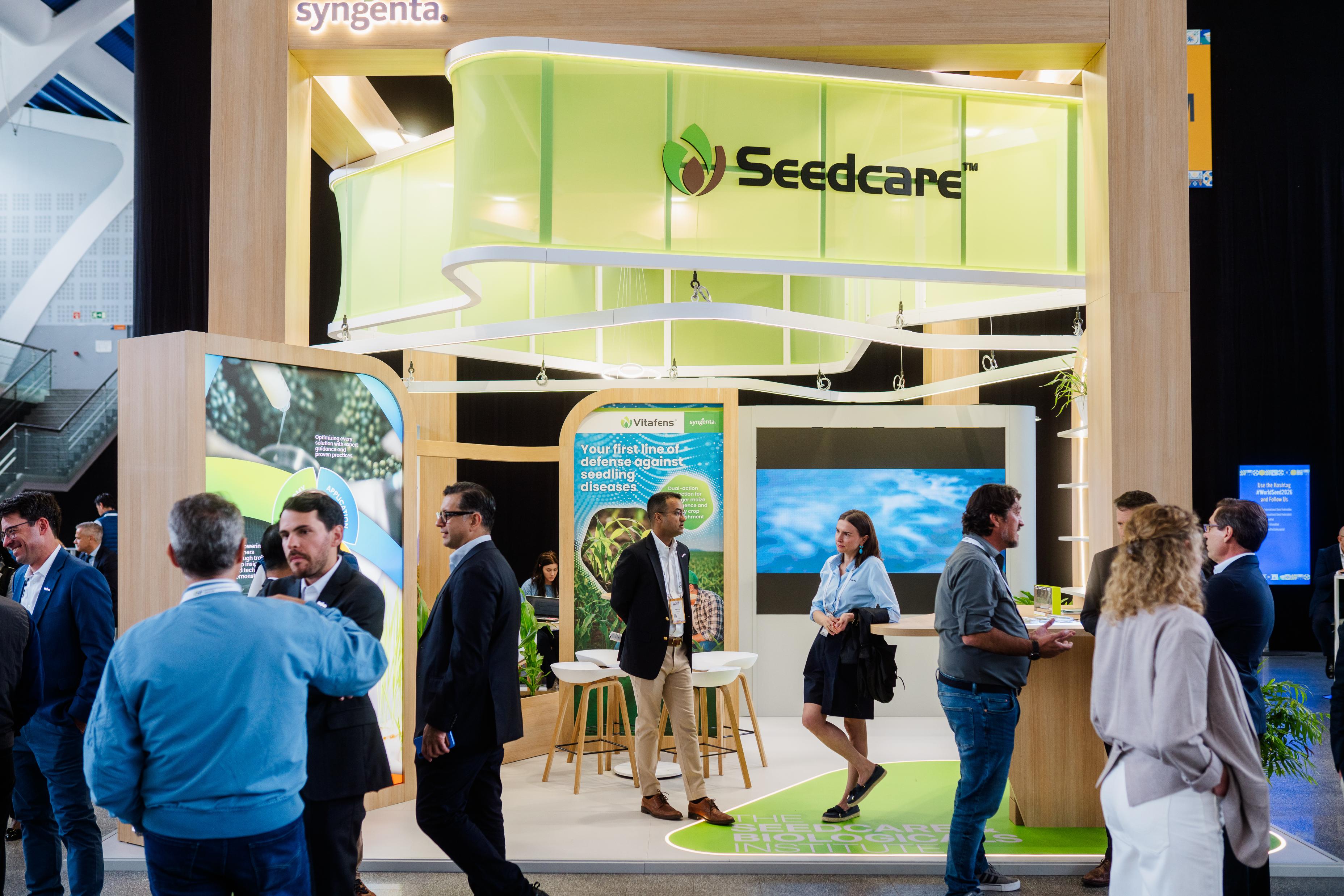 Seedcare stand at ISF 2026 Lisbon